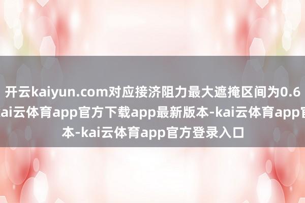 开云kaiyun.com对应接济阻力最大遮掩区间为0.6129-0.63-kai云体育app官方下载app最新版本-kai云体育app官方登录入口