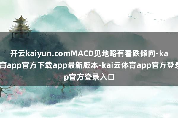 开云kaiyun.comMACD见地略有看跌倾向-kai云体育app官方下载app最新版本-kai云体育app官方登录入口